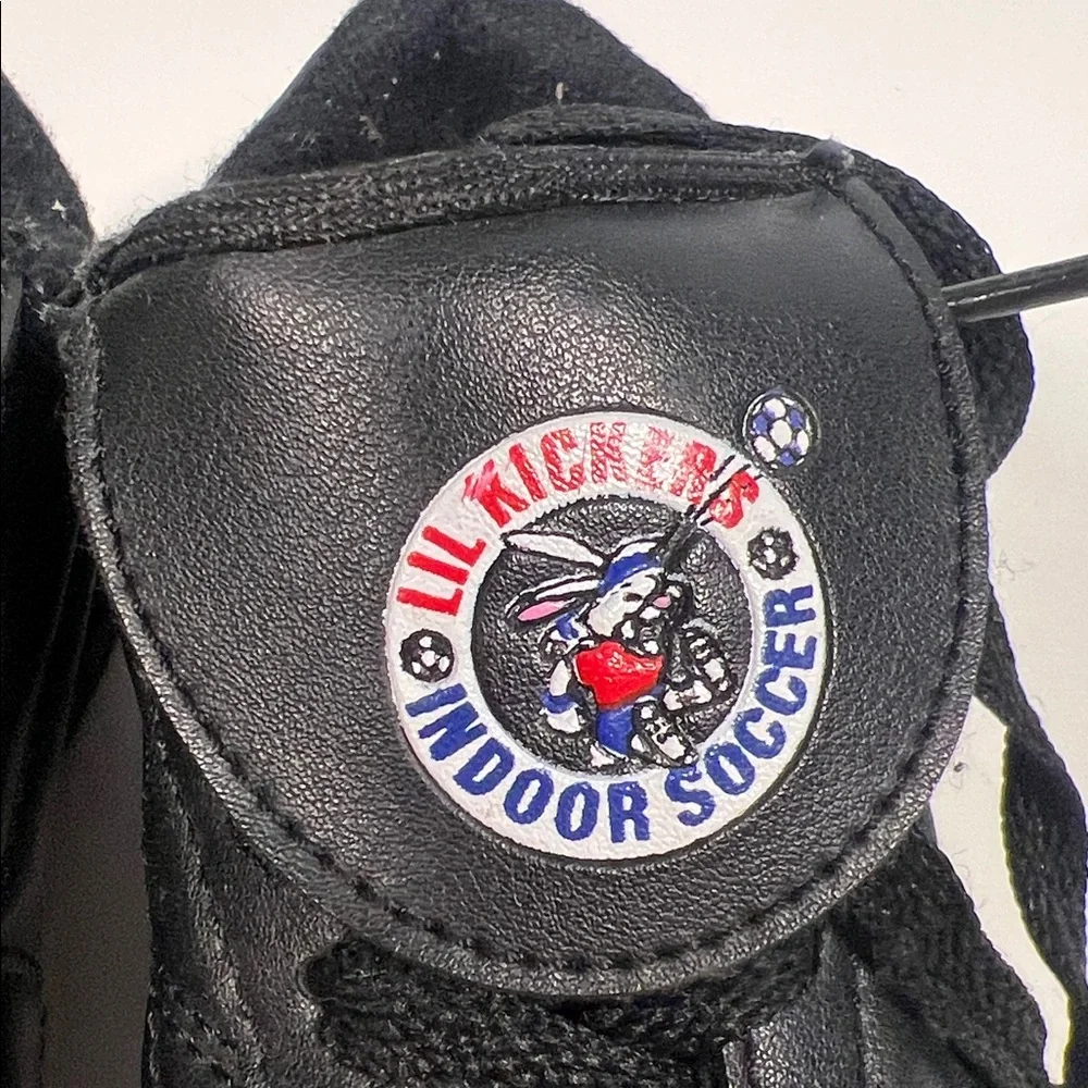 Lil Kickers Indoor Soccer Kids Black Turf Shoes SneakersToddler‎ Boy Size 7